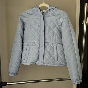 Light blue slight puffy jacket size small